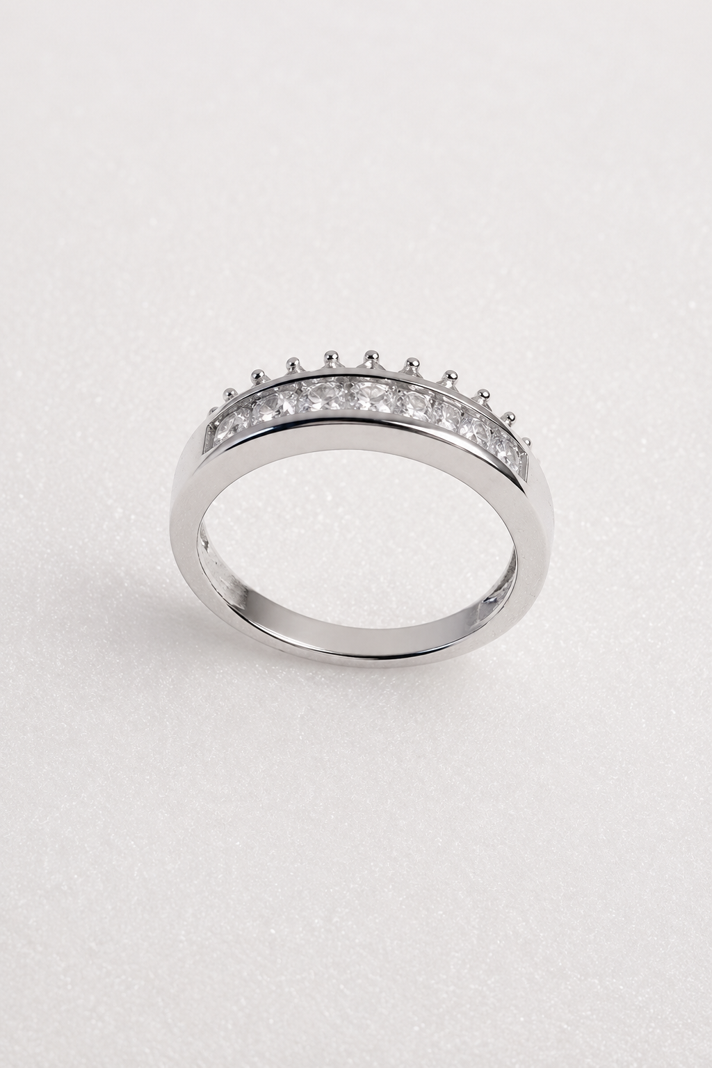 Silver minimalist rings