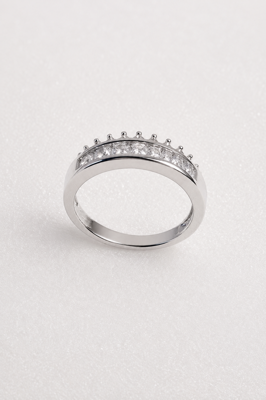 Silver minimalist rings