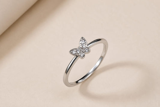 Silver Minimalist  Rings For Women