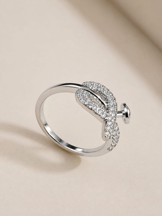Silver minimalist rings