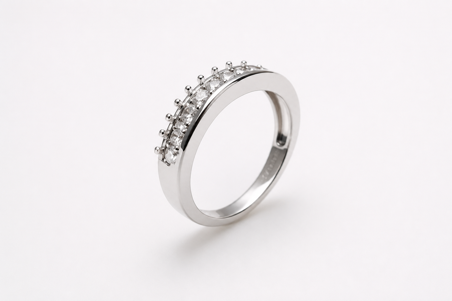 Silver minimalist rings