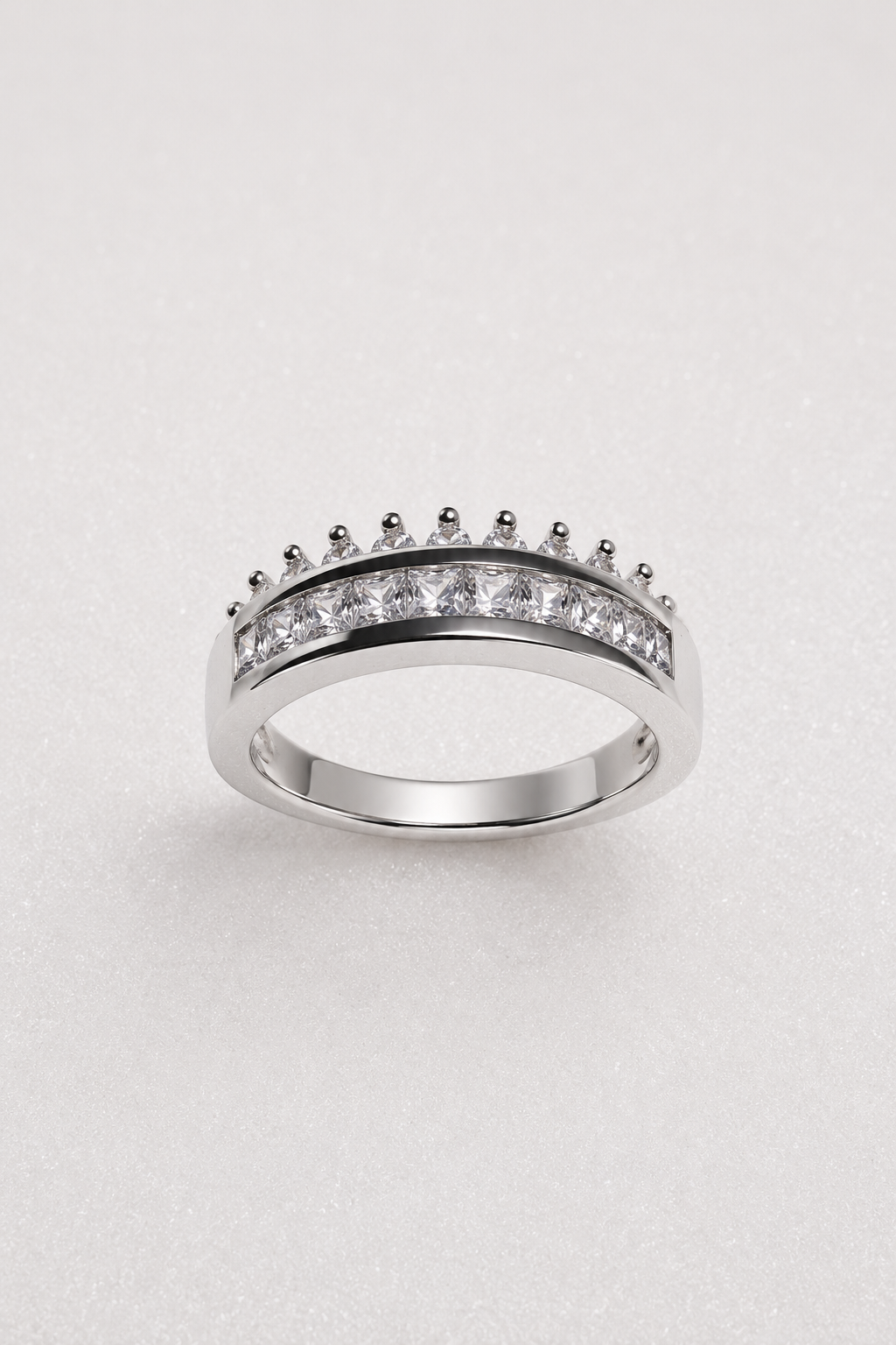 Silver minimalist rings